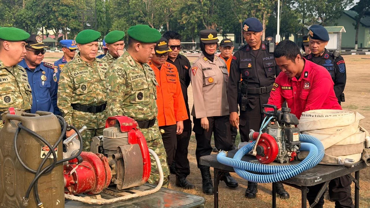 Kodam XXIII/Palaka Wira Gelar Latihan Terpadu Kesiapsiagaan Penanganan Karhutla TA 2026, Perkuat Sinergi Penanggulangan Bencana
