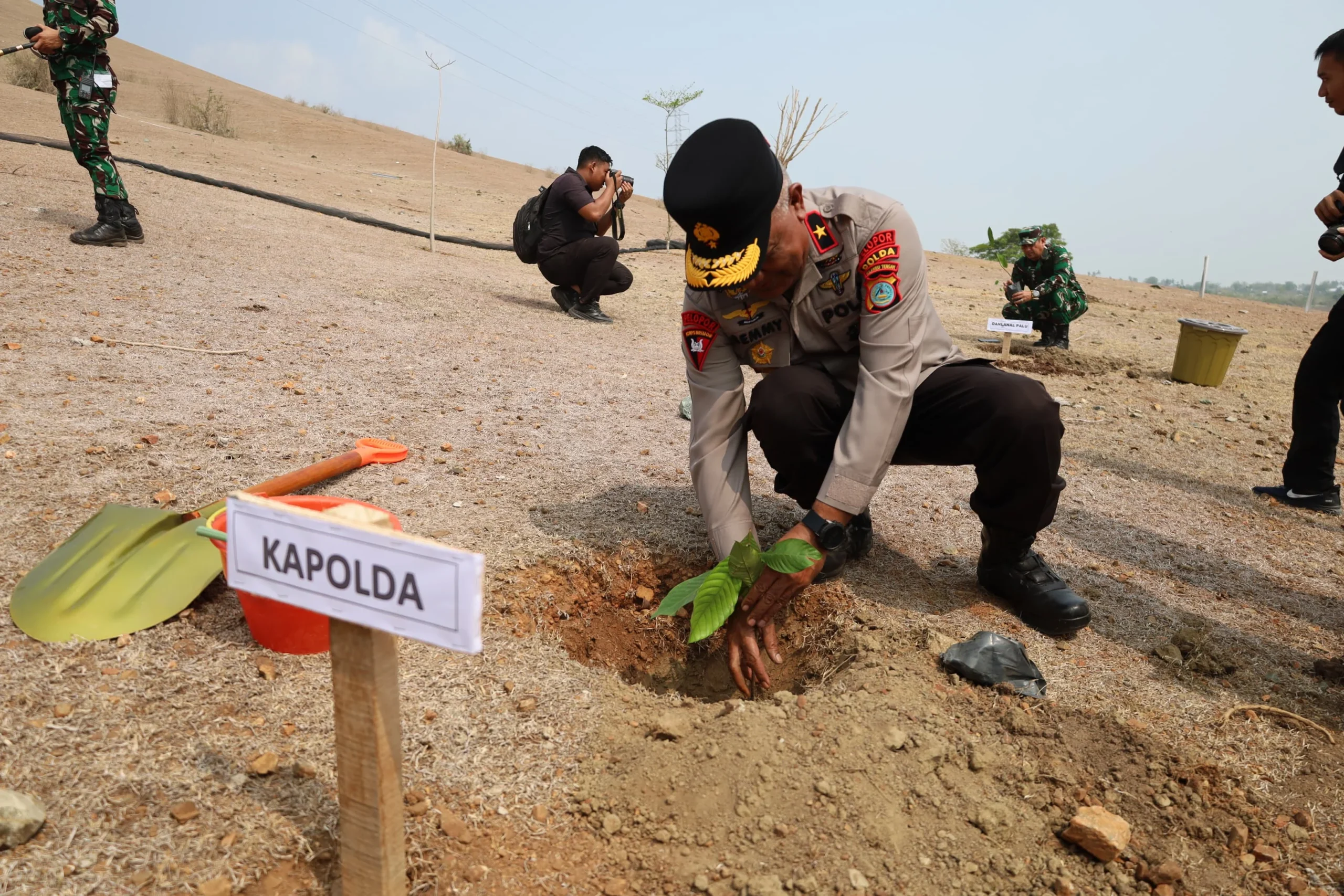 Wakapolda Sulteng Hadiri Latihan Kesiapsiagaan Gulbencal Karhutla Kodam XXIII/Palaka Wira Tahun 2026