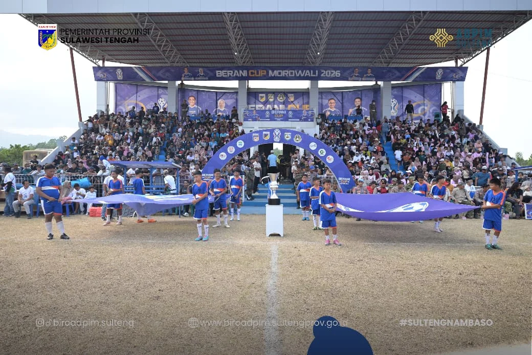 *Gubernur Anwar Hafid Tutup Berani Cup Morowali 2026, Wosu FC Juara dengan Skor 3-1*
