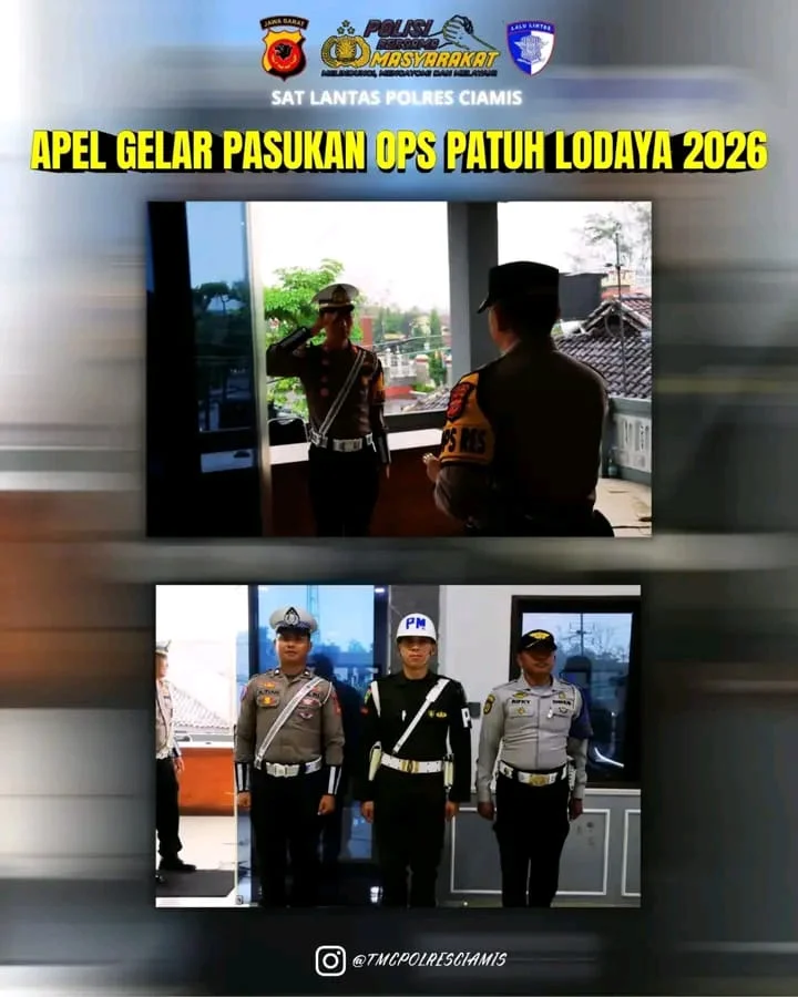 Apel Gelar Pasukan Operasi Patuh Lodaya 2026-Polres Ciamis