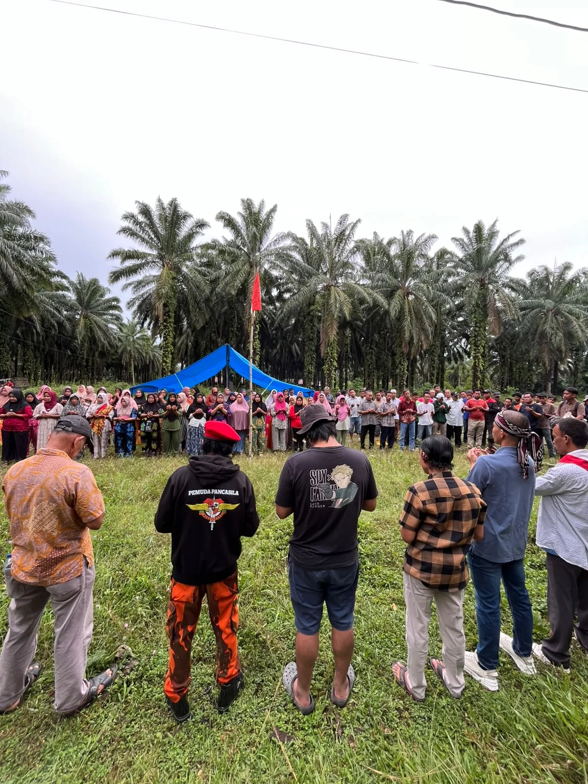 Masyarakat Kabupaten Paluta Melakukan Aksi Penyetopan Operasional PT. TINDOAN BUJING
