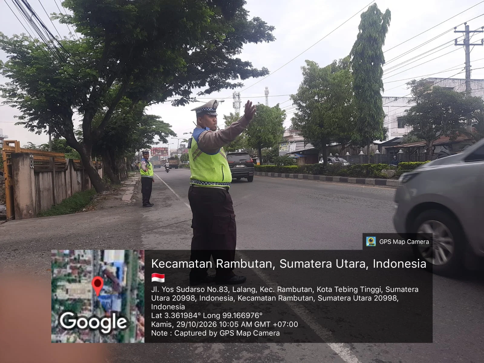 Ops Patuh Toba 2026, Sat Lantas Polres Tebing Tinggi Atur Lalulintas 
