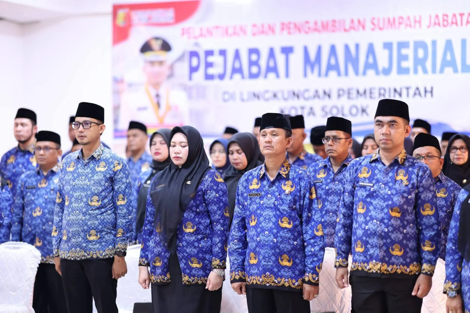 Wali Kota Solok Lantik 53 Pejabat Manajerial