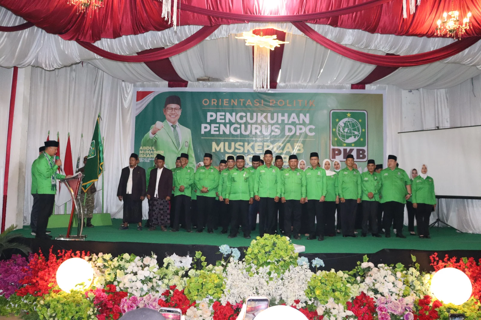 orientasi dan pengukuhan serta mukercab partai PKB berjalan sukses