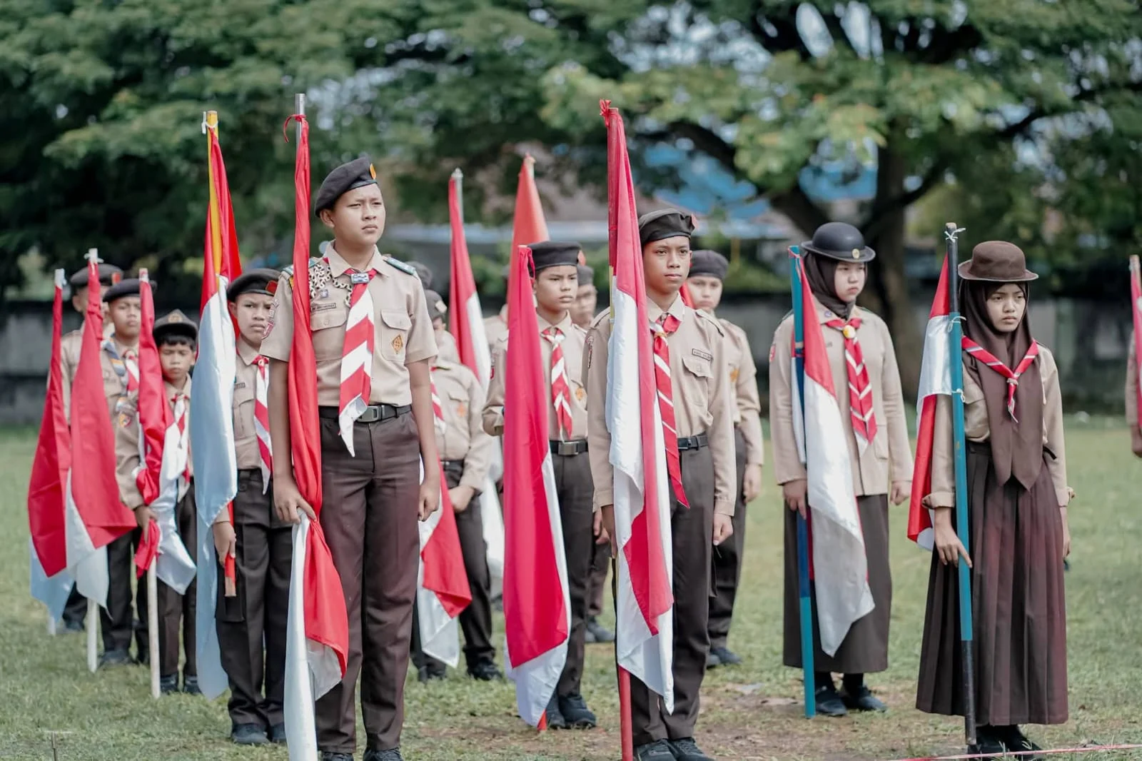 Semangat Pramuka Terus Berkobar, Wali Kota Solok Jadi Pembina Apel Besar Hari Pramuka Ke - 65
